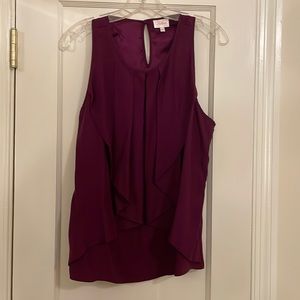 Parker 100% silk blouse, size S